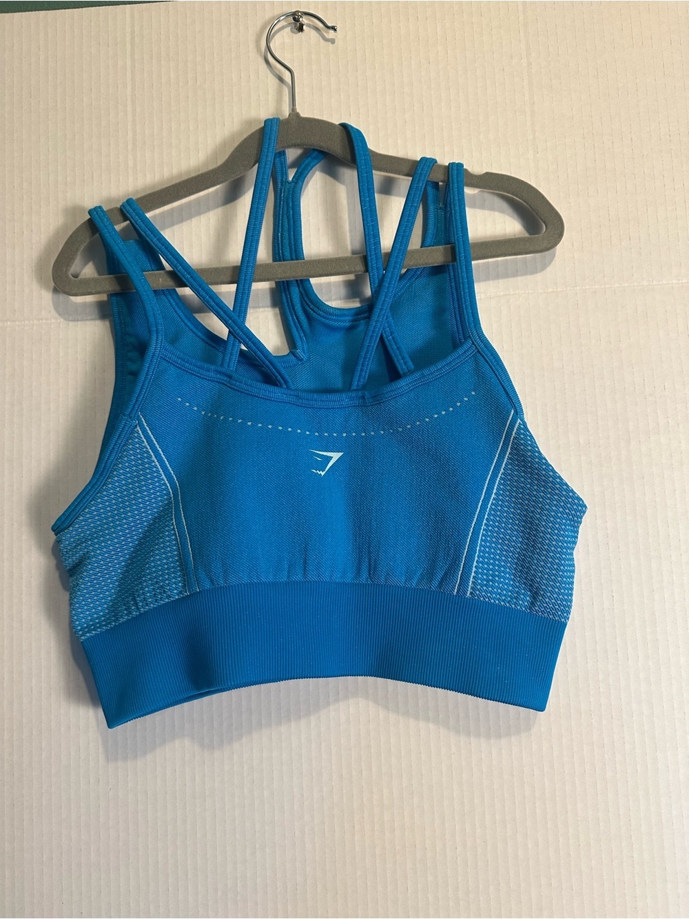 Gymshark Bright Blue Strappy Seamless Sports Bra